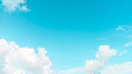 Sky and clouds on backgroundの写真素材