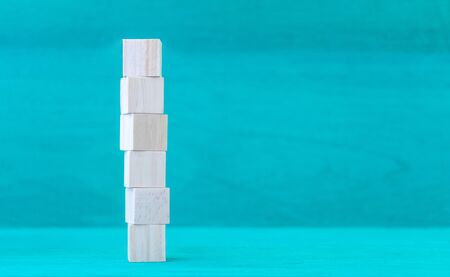 Concept Human resources search block wooden on backgroundの写真素材