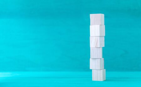 Concept Human resources search block wooden on backgroundの写真素材