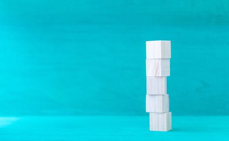 Concept Human resources search block wooden on backgroundの写真素材