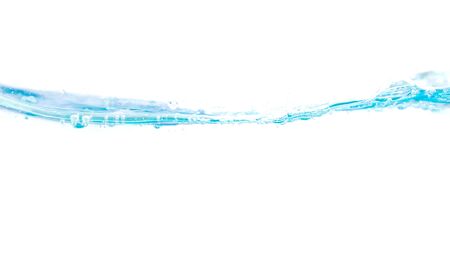 Water splash and drop on white backgroundの写真素材