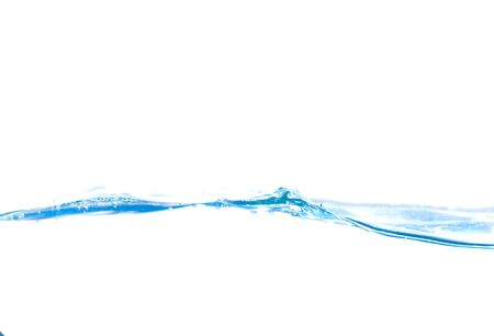 Water splash and drop on white backgroundの写真素材