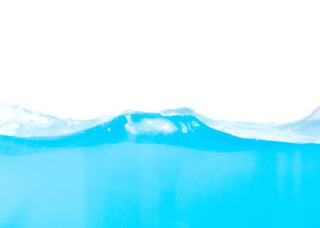 Water splash and drop on white backgroundの写真素材