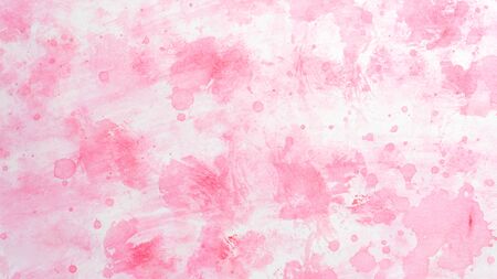 Color red watercolor on white backgroundの写真素材