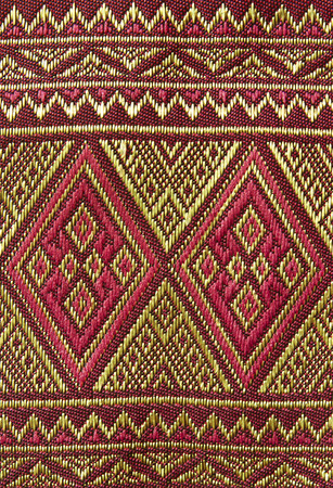 Traditional Thai floral pattern Background の写真素材