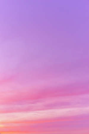 Abstract and pattern of cloud sky, Velvet violet, Velvet Purple, Trend color background, Pattern of colorful cloud and sky sunset or sunrise: Dramatic sunset in twilight, Beautyful of skyの写真素材