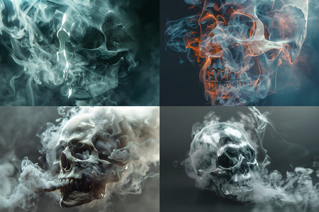 World No Tobacco Day, by the World Health Organization To see the dangers of cigarettes to health and the dangers of cigarettes, The Looming Threat: Exploring the Hazards of Smoking, Generative Aiの素材