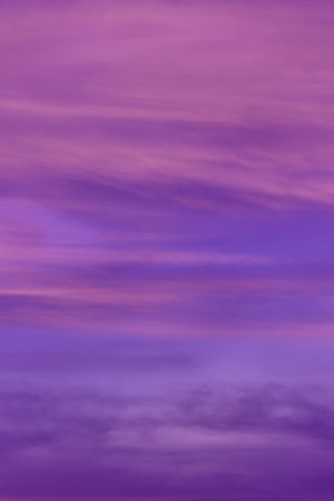 Abstract and pattern of cloud sky, Velvet violet, Velvet Purple, Trend color of the year background, Pattern of colorful cloud and sky sunset or sunrise: Dramatic sunset in twilight, Beautyful of skyの写真素材