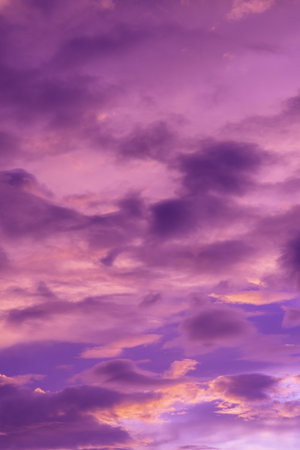 Abstract and pattern of cloud sky, Velvet violet, Velvet Purple, Pattern of colorful cloud and sky...