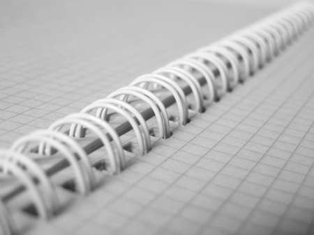 white notebook