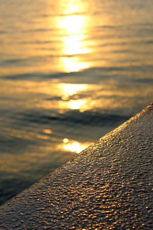 evening sunの写真素材