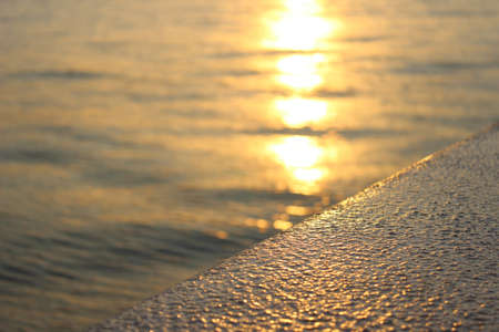 evening sunの写真素材