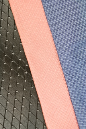 a collection of neck ties to select from
