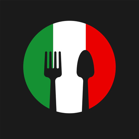 italian food vector art design illustrationのイラスト素材