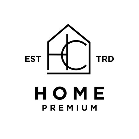 House clean logo icon design illustration templateのイラスト素材
