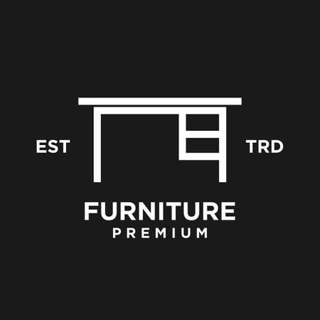 Furniture icon design illustration templateのイラスト素材