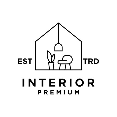 Furniture icon design illustration templateのイラスト素材