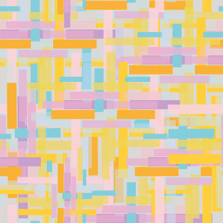 Light abstract with multi coloured stripes seamless pattern background design.
