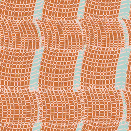 Light blue colour with geometric shapes seamless pattern background design.