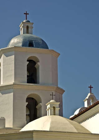 Crosses at Mission San Luis Reyの写真素材