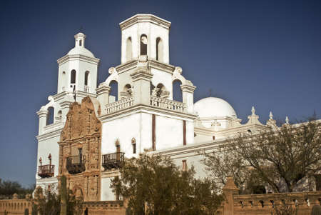 Mission San Xavier del Bacの写真素材