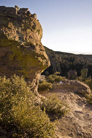 Trail through the Chiricahua National Monumentの写真素材