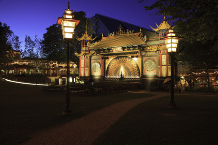 Tivoli Blue Hourのeditorial素材