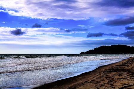 Pristine beach seascapeの写真素材