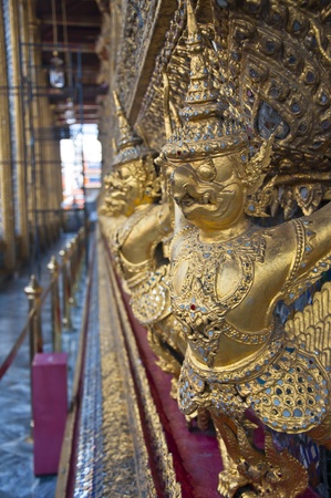Thai Golden Garuda in Grand Palace, Thailand の写真素材