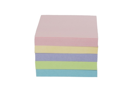 Colorful paper note to overlayの写真素材