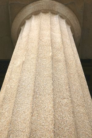Abstract view of a Greek columnの写真素材