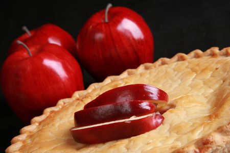 Fresh apple pieの写真素材