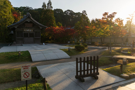 The Kinkakuji Temple in Japanの写真素材