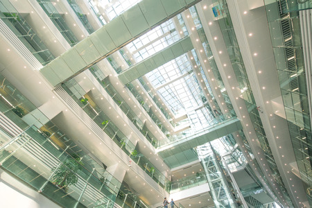 Guangzhou China  April 162015: Guangzhou library is a modern building in guangzhou china.のeditorial素材