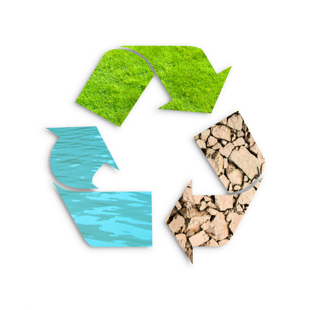 recycle logo conceptの写真素材