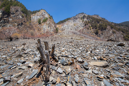 Country in droughtの写真素材