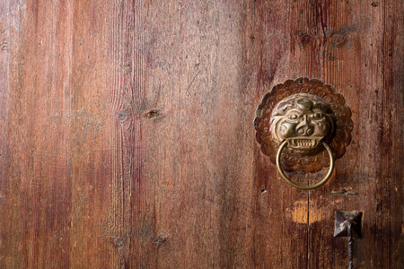 Wooden doorの写真素材