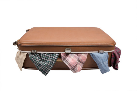 Old suitcaseの写真素材