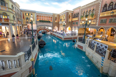 Macau,China - August,4,2016:Venetian hotel is a famous building in Macau China.のeditorial素材