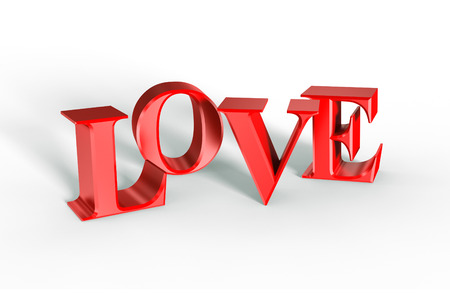 3D love designの写真素材