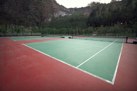 tennis courtのeditorial素材