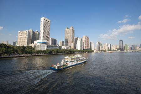Cityscape of the guangzhou chinaの写真素材