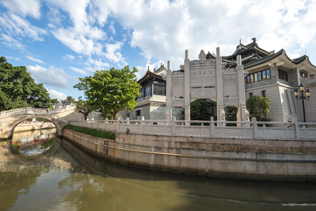 guangzhou,china - sep,25,2017:Cantonese Opera Art Museum is the center of the cantonese opera culture in guangzhou china.のeditorial素材