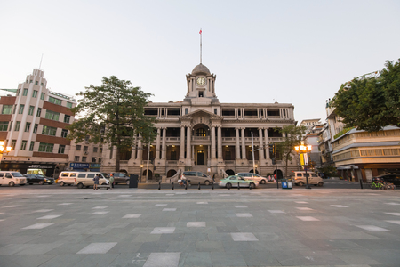 guangzhou,china - oct,22,2017:guangzhou old custom house is a historic building ,now  become to a museum.のeditorial素材