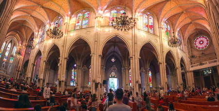 guangzhou,china - oct,22,2017:guangzhou shengxin church is the landmark of guangzhou china.のeditorial素材