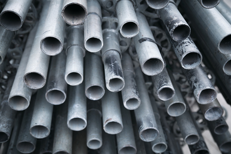 A lot of metal Pipes