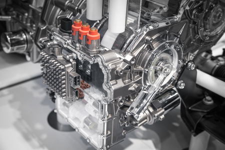 Part of the car's engineの写真素材