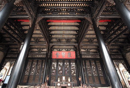 guangzhou,china - dec,13,2017:The Chen Clan Ancestral Hall is an academic temple in Guangzhou, China,のeditorial素材