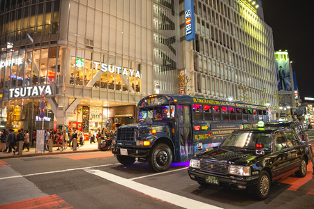 tokyo,japan - oct,8,2018:Shibuya crossroad is the one of the most peoples walking road in world.のeditorial素材