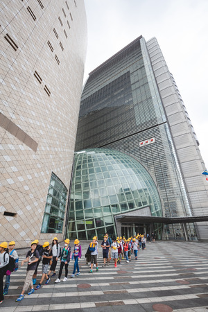 osaka,japan - oct,17,2018:cityscape in osaka japan,here is the NHK kansai TV center.のeditorial素材